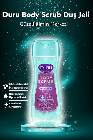 Duru Body Scrub Pink Delight & Ice Light Duş Jeli 2x450 Ml Diğer