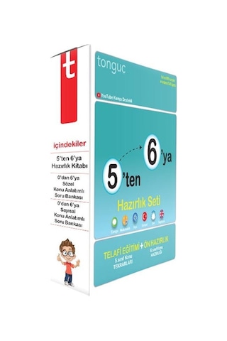 5’Ten 6’Ya Hazırlık Seti Tonguç Akademi