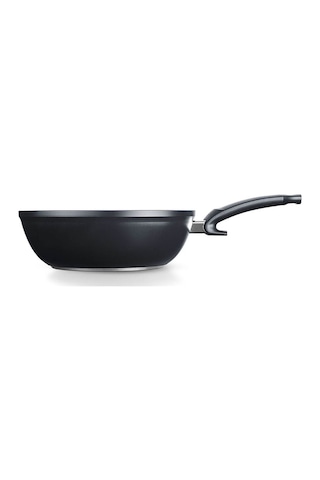 Fissler Ceratal Comfort Orbit Black Wok Tava - 30 Cm Siyah