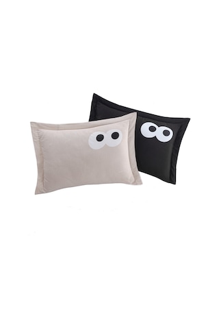 Eponj Home Pes Lastikli Çarşaf Seti Çift Kişilik Funny Siyah-kahve Siyah-kahve