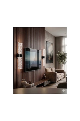 Bubbleflux Trio Large 51 Cm Modern Tasarım Led Aplik - Duvar Lambası - Siyah - Elektrikli - Beyaz Led Siyah Elektrikli Trio