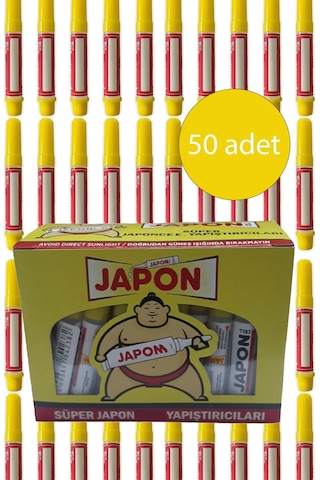 Thentech 50 Adet Güçlü Japon Yapıştırıcısı Süper Güçlü Yapıştırıcı