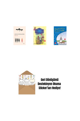 Yağmurda + Annemle Masal Okuyorum Ciltli + Anıtların Öyküleri + Okuma Sticker'ları