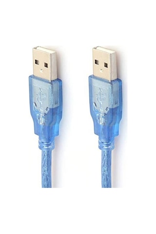 1.8 Metre - Usb 2.0 Erkek Erkek Kablo - İki Ucu Usb Data Bağlantı Kablosu