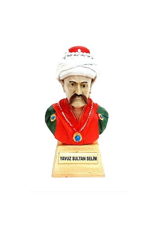 Yavuz Sultan Selim Biblo 15 X 7 Cm + 3 Hilalfet Bayrağı