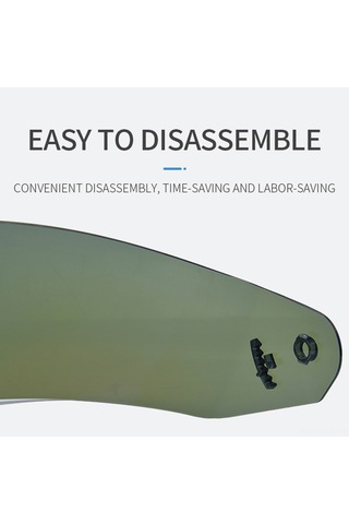 Symbee Ls2 Ff352/384/351/369/802 Tam Yüz Motorcu Kaskı İçin Uv, Anti-sis Ve Çizilmeye Dayanıklı Vizör Yedek