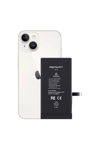 İphone 16 Plus Uyumlu Güçlendirilmiş Yüksek Kapasite Batarya - 4674 Mah