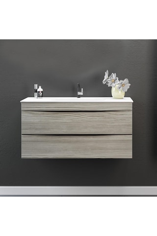 Orka Vento 100 Cm Mdf Dublin Banyo Dolabı Takımı Ve Boy Dolabı Çok Renkli