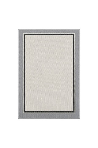 Çift Bordürlü Lüks Orijinal Sisal Dokuma Halısı Salon Halısı Mutfak Halısı Koridor Makine Halısı Gri-siyah-krem 926846847 Gri-siyah-krem