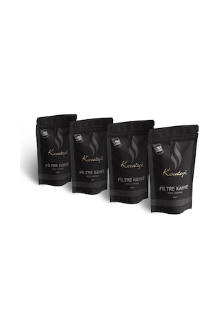 Kocatepe Filtre Kahve Özel Harman 250 Gr X 4 Adet Öğütülmüş