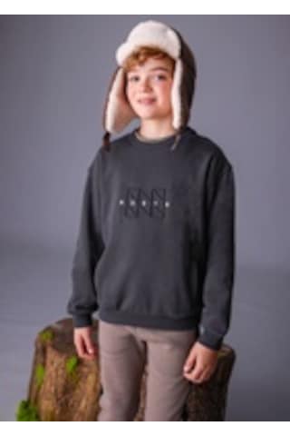 Mayoral 7405-90 Erkek Çocuk Gri Sweat Gri