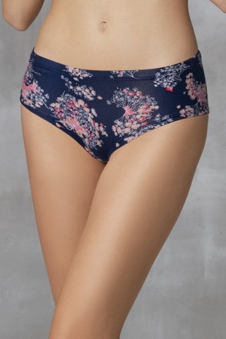 Doreanse Kadın Pembe & Çiçek Desenli 3'lü Külot Slip 7128 Çok Renkli