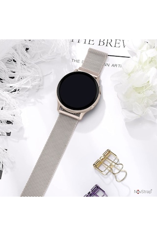 Novstrap Huawei Watch Gt5 46mm Gt5 Pro Gt4 46mm Gt3 46mm Gt3 Pro Gt3 Se Gt2 İle Uyumlu Kordon 22mm Metal Hasır Çelik Kayış