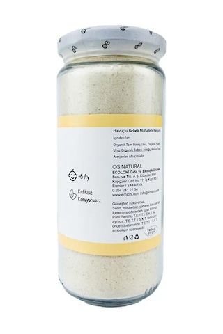 Havuçlu Bebek Muhallebi Karışımı +6ay 300gr