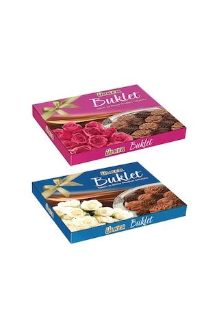 Ülker Buklet Madlen Çikolata 208 Gr Mavi Ve Pembe 2 Li Set