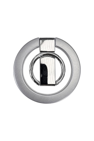 Zore Paris M1 Magnetik Ring Stand Telefon Tutucu Gümüş