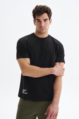 AR-MA Arma Erkek Regular Fit Basic Reglan Kollu Süprem Bisiklet Yaka Tişört Y29344472202 Siyah