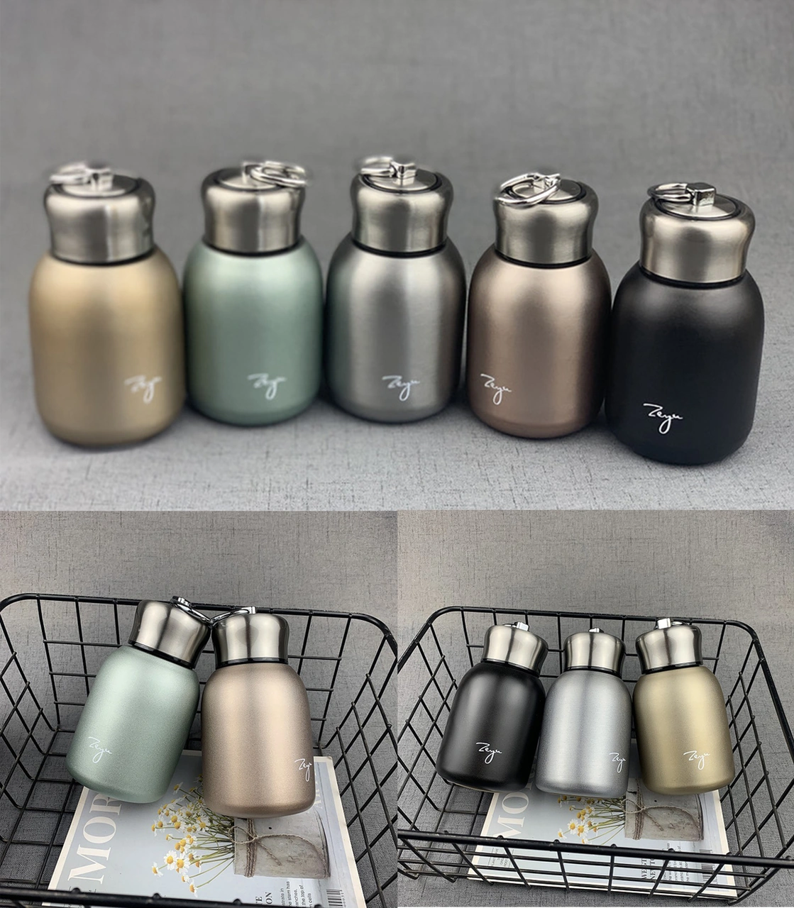 Youmex 304 Çelik Vakumlu Isı Saklama Bardak, 300ml Hafif Taşınabilir Kadınlar İçin Mat Süratlı, Güneşli Renk Seçenekleriyle Günlük Su İçim