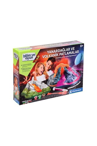 Clementoni 64193 Bilim ve Oyun Yanardağlar ve Volkanik Patlamalar