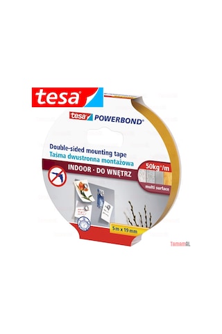 Tesa Alman Markası Iç Mekan Çift Taraflı Güçlü Köpük Bant 5 Mt