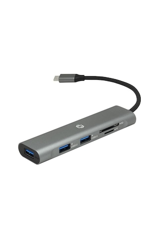 Frisby Fa 7710Tc Type C 3 Port Usb 3.0 Hub Sd/Tf