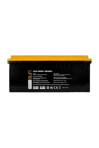 Mexxsun 3,84kwh Lityum Akü 12,8v 300ah Lifepo4