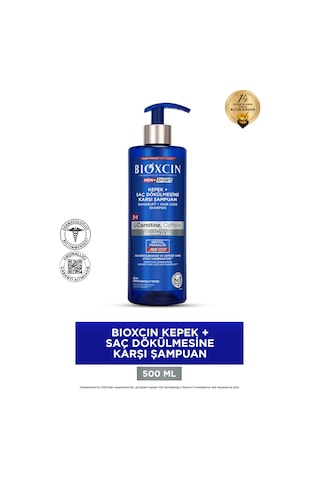 Bioxcin Men Sport Kepek Ve Saç Dökülmesine Karşı Şampuan 500 ml - Dökülme, Pullanma, Kaşıntı, Kepek Önleyici