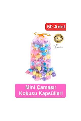 50 Adet 6g Çamaşır Kokusu Granül Parfüm Boncuk Yumuşatıcı Karışık Renkler Temizlik Ev Seyahat Otel Diğer
