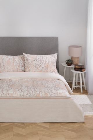 Floretta Kapas Tek Kişilik Pike Takımı Krem