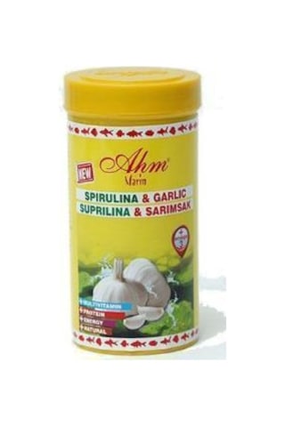 Ahm Marin Spirulina Garlic Sarımsaklı Yem 100ml / 50gr.