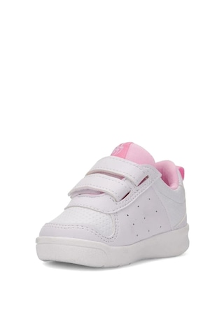 Zacoz Unisex Bebek Ortopedik İlk Adım Sneaker Beyaz - Pembe