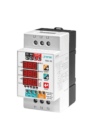 Tdk-30 Trifaze Dalgıç Kontrol Rölesi Tense 30A Tdk-30 Trifaze Dalgıç Kontrol Rölesi Tense 30A