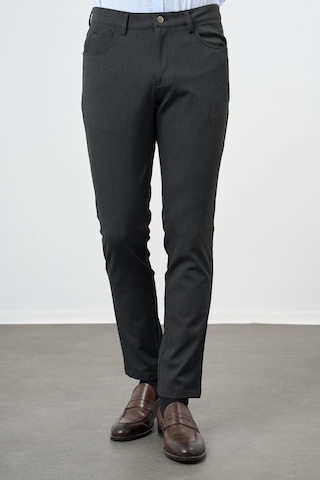 İmza Koyu Antrasit Düz Gabardin Esnek 5 Cep Slim Fit Casual Pantolon 1003245161 Koyu Antrasit