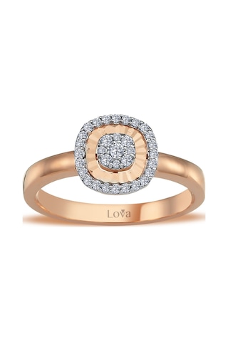 Lova Pırlanta Taşlı Cushion Susa Yüzük - 1070208