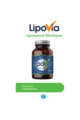 LIPOVIA Lipozomal Glutatyon 30 Bitkisel Kapsül 8680133001451