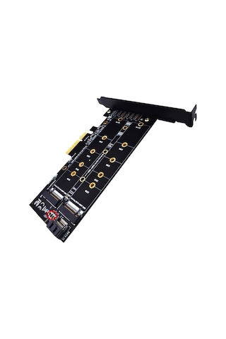 M.2 Nvme Ssd To Pci-E X4 Sata 4898P Çevirici Adaptör Dönüştürücü