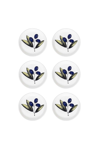 The Mia Olivos Sosluk Çerezlik 6lı Set 10 Cm Çok Renkli