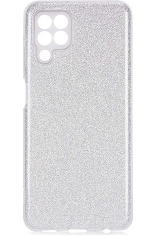 Samsung Uyumlu Galaxy M22 Kılıf Zore Shining Silikon Gri