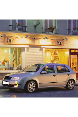 Skoda Fabia 1 2000-08 Sol Ön Far Lambası İçi Krom Tip 6y1941015h