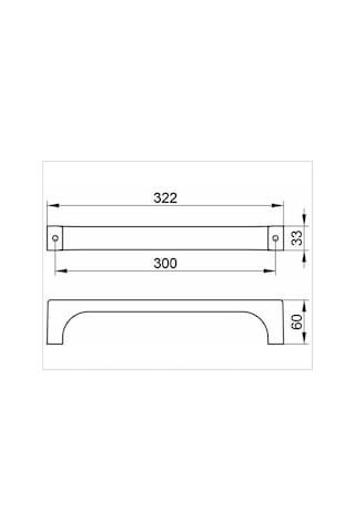 Keuco Edıtıon 11 Havluluk / Tutunma Barı 30Cm Krom