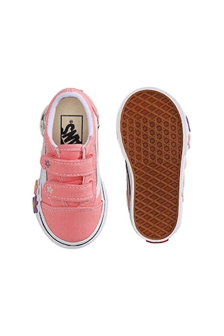 Vans Old Skool V Flower Çocuk Günlük Ayakkabı Vn000z5xgsb1 Pembe
