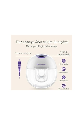 Lansinoh® Giyilebilir Çiftli Göğüs Pompası