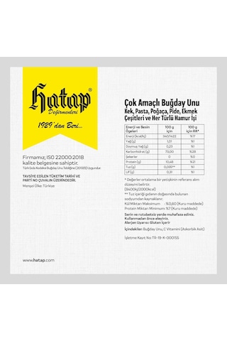 Hatap Çok Amaçlı Un 4 KG