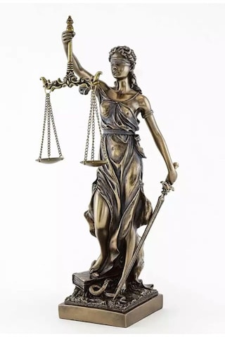 Themis Adalet Heykeli Adaletin Simgesi Themis Bilo Dekoratif Hediyelik 1