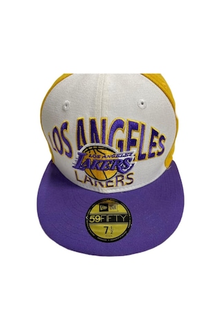 NEW ERA BEYAZ SARI MOR LA LAKERS ŞAPKA L712