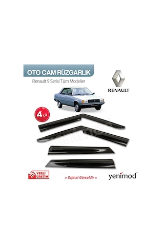 Renault 9 Serisi Tüm Modeller 4Lü Cam Rüzgarlık