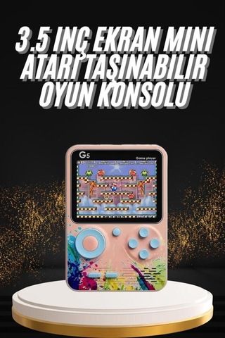 Televizyona Bağlanan Çift Joystick Taşınabilir Klasik Retro Oyunlu -