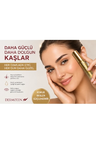%98 Doğal İçerikli Ve Hidrolize Keratinli Kaş Kirpik Bakım Serumu 14 Günde Etkili Özel Seri Şeffaf
