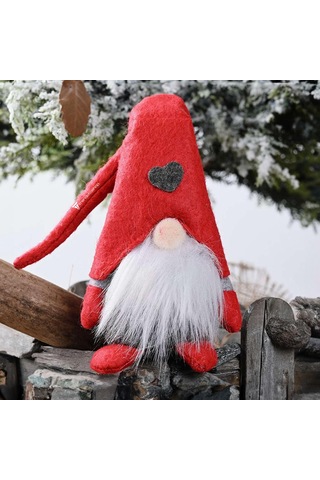 Gnome Noel Süsü 2 Li Set, Noel Baba Gnome Dekorasyon Seti