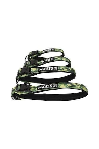 M-pets Hiking Soft Military Xl Kilit Mekanizmalı Boyun Tasması Boyun 65 - 75 Cm Çok Renkli